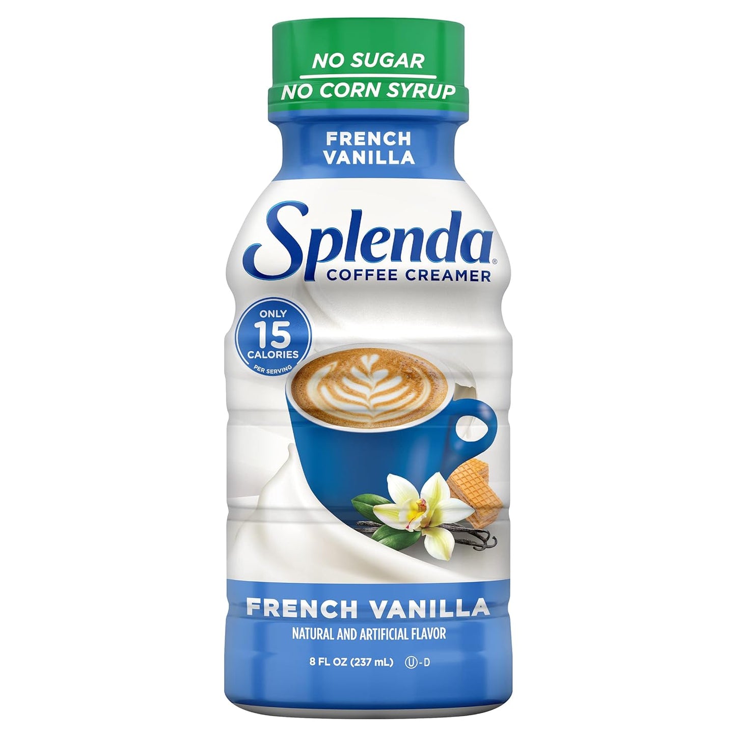 SPLENDA Sugar Free, Low Calorie Coffee Creamer, 8 Fl Ounces Each Bottle (Pack of 12)