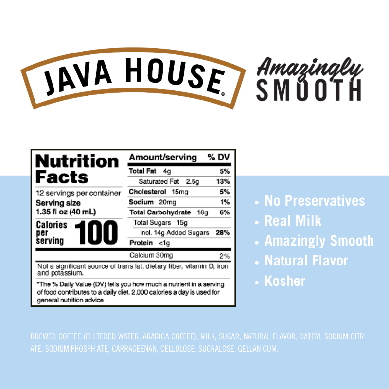 Java House Vanilla Latte Cold Brew Coffee Pods