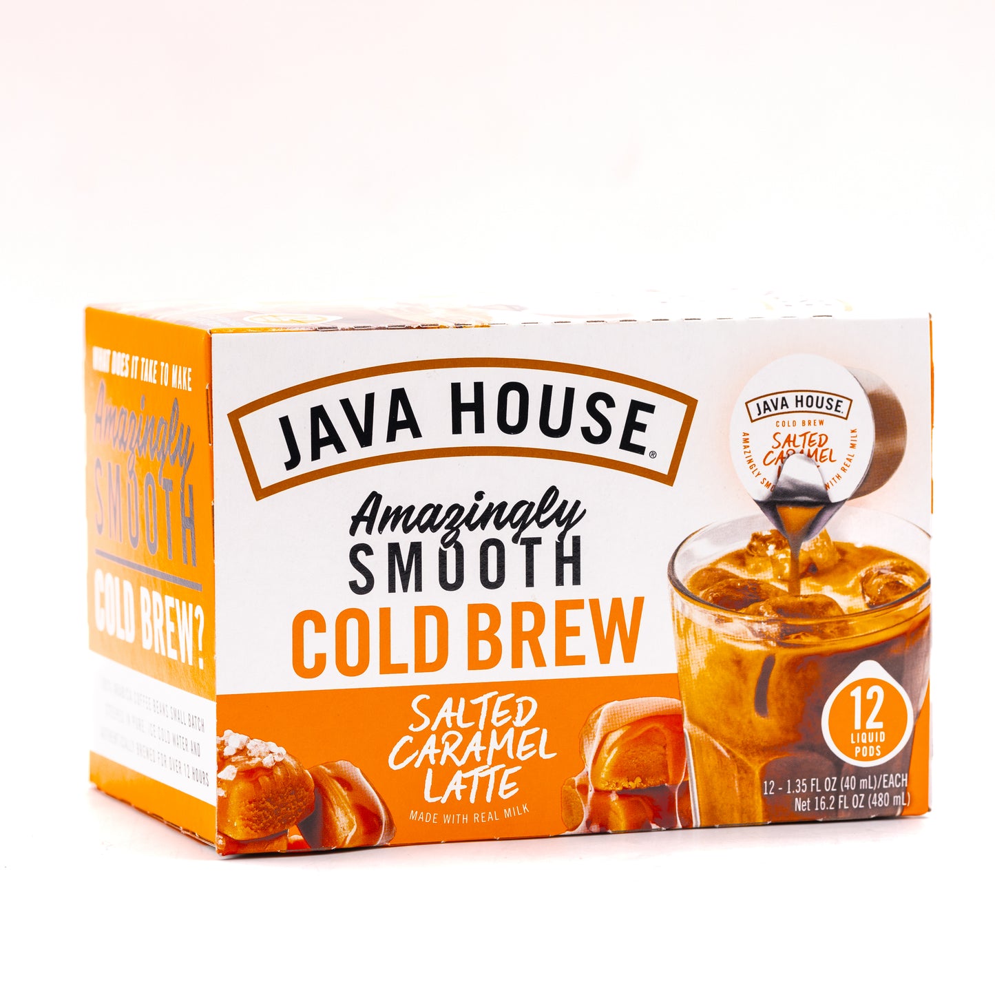 Latte Mix - Variety Pack - 48 Pods - Java House Salted Caramel + French Vanilla Latte